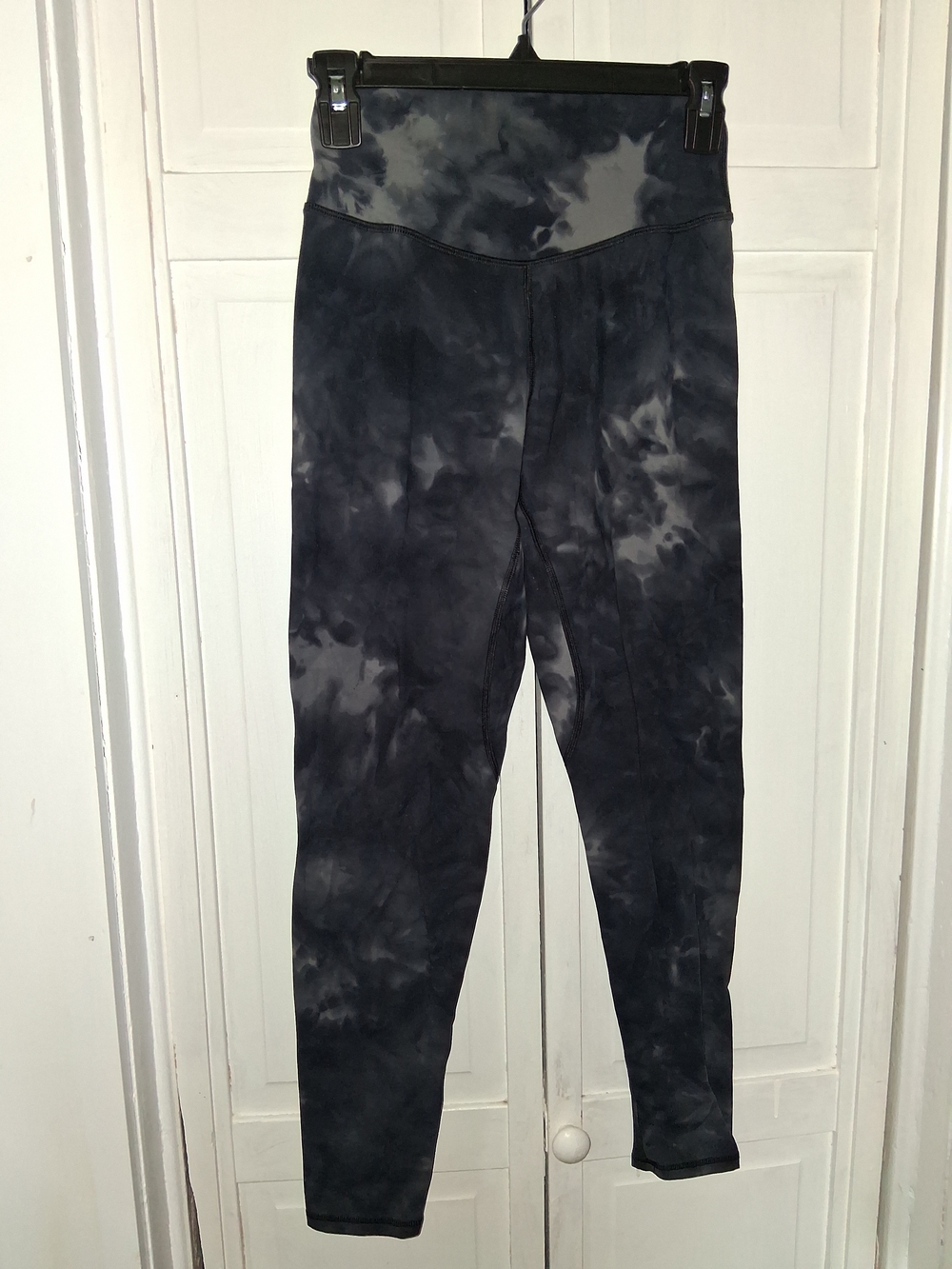Kamo Fitness High-Waist Tie-Dye Leggings - Black